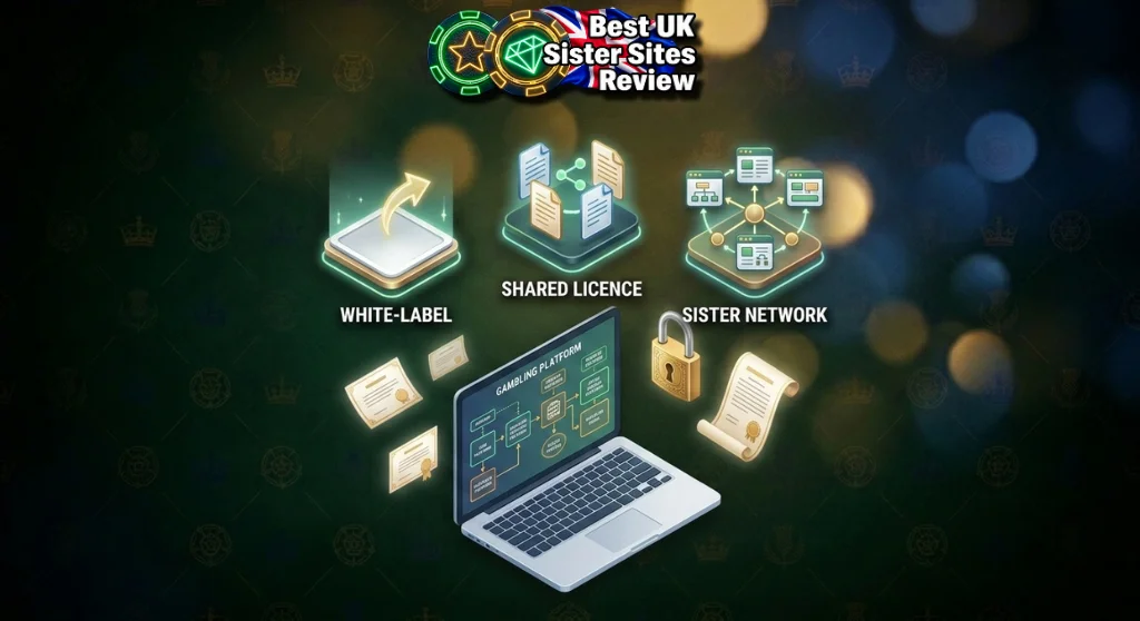 Legal distinctions between white-label software, shared master licences, and network casinos